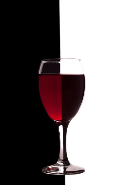 Funny glass of wine — Stock Photo, Image
