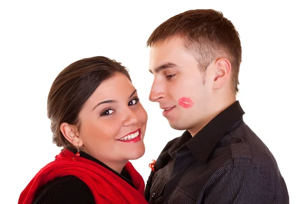 Valentijn kus — Stockfoto