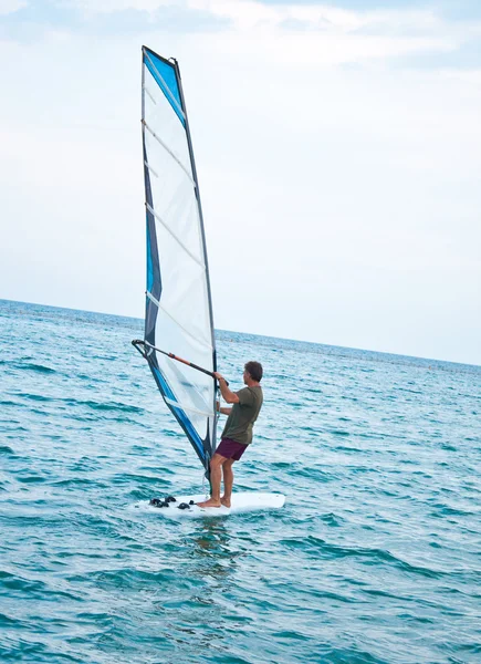 stock image Windsurfer on the sea