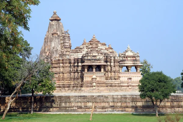 Khajuraho, India, Templo de Lakshmana — Foto de Stock
