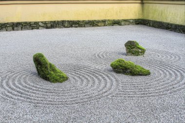 Japon kum zen Bahçesi