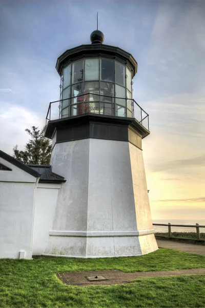 Cape Meares Lighthouse at Sunset — Stock Photo, Image