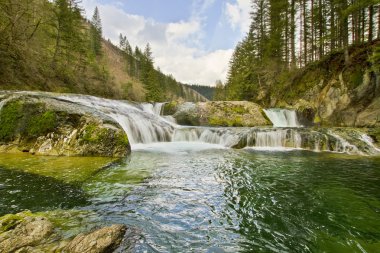 washougal nehrinde çıplak falls