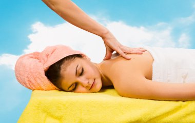 Spa Relaxing.Massage clipart