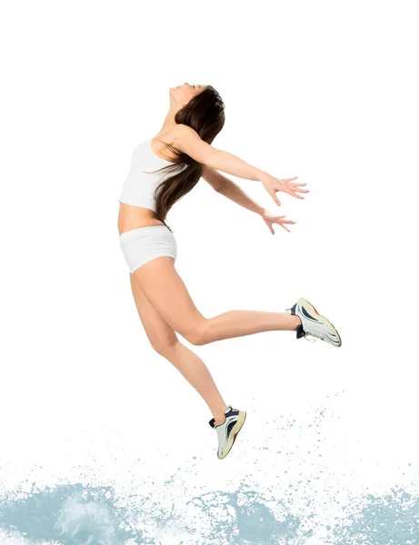 健康のためにジャンプします。 — ストック写真
