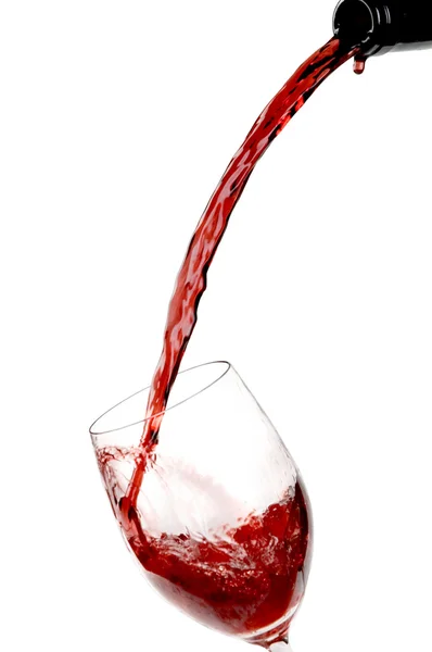 Szkło czerwone wino — Zdjęcie stockowe