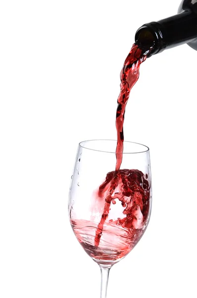 Bardak kırmızı şarap — Stok fotoğraf