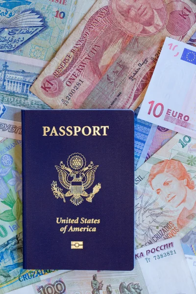 美国个人护照 — 图库照片
