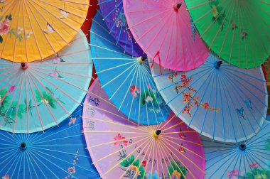 Colorful Umbrellas clipart