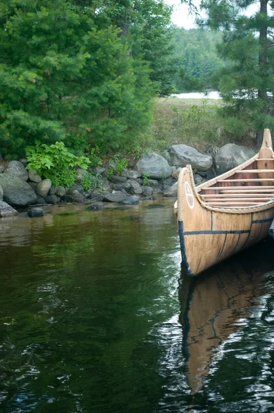 Canoe of voyager Stock Picture