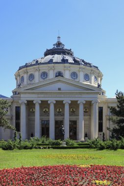 Romanian Athenaeum in Bucahrest,Romania clipart