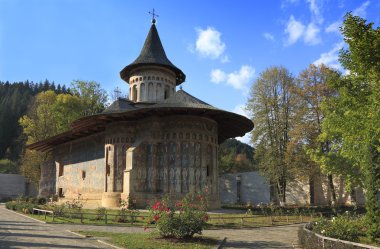 Voronet Monastery,Moldavia,Romania clipart
