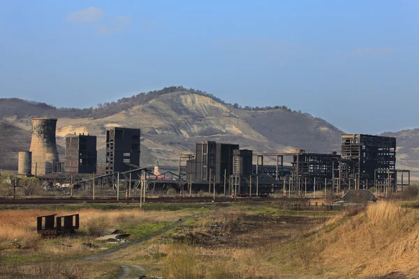 Tung industri ruiner — Stockfoto