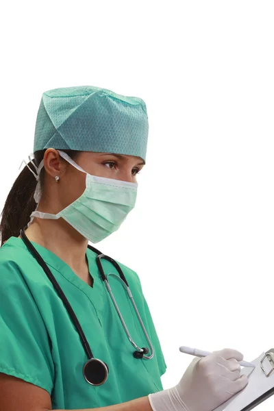 Vrouwelijke anesthesioloog — Stockfoto