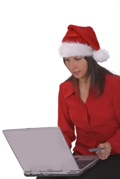 Navidad compra en línea —  Fotos de Stock