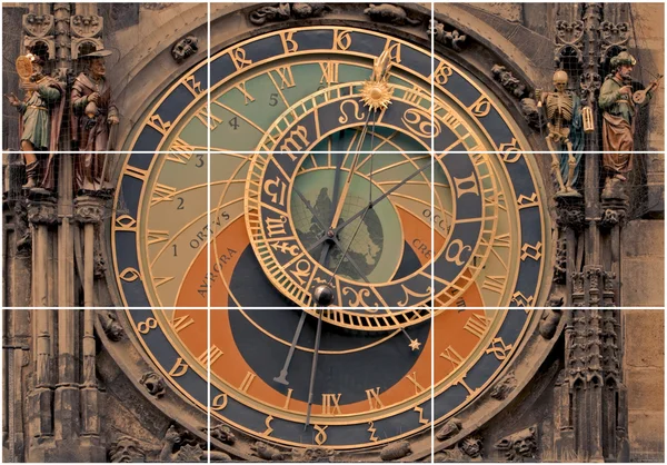 Αστρονομικό ρολόι-Πράγα — Φωτογραφία Αρχείου