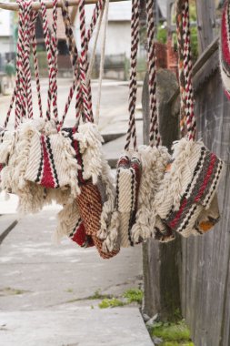 Traditional romanian bags clipart