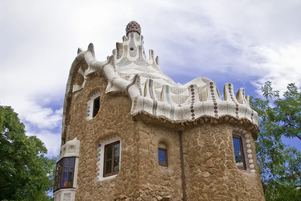 House in park guell — Stock Photo, Image