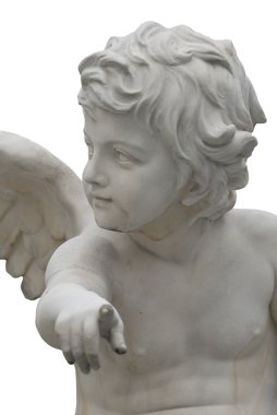 Angel pointing at you clipart