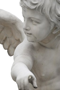 Angel pointing at you clipart