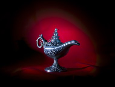 Oriental silver coffeepot clipart