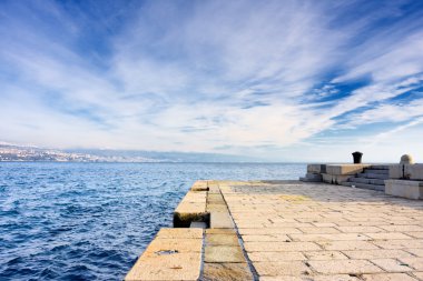 Empty pier clipart