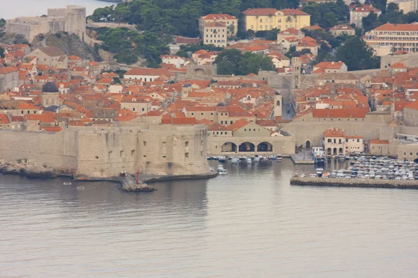 Dubrovnik'in tarihi liman — Stok fotoğraf