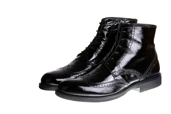 Zwarte schoenen — Stockfoto