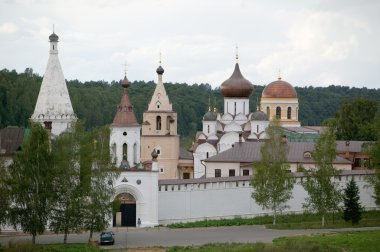 Sacred -Uspensky mans monastery clipart