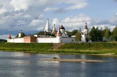 Sacred -Uspensky man's monastery clipart