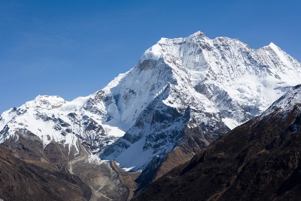 Népal. Les alentours de Mountain Manaslu Photos De Stock Libres De Droits