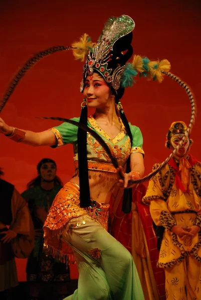 Китайская опера "Железная принцесса" — стоковое фото