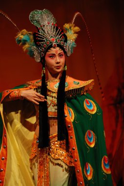 China opera Iron Fan Princess clipart