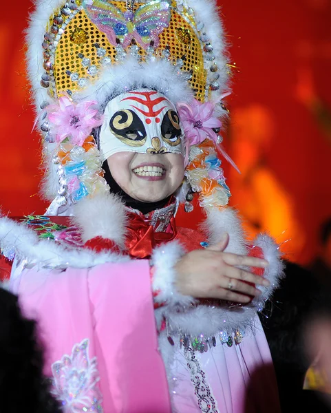 Sichuan opera gezicht — Stockfoto
