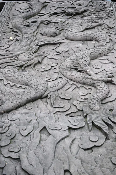 Stone dragon background — Stock Photo, Image