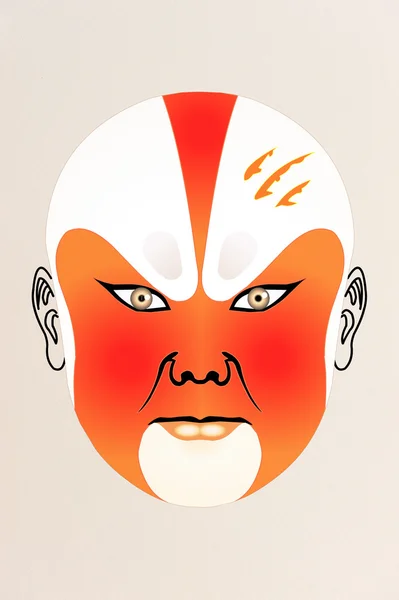 Chinese opera gezicht — Stockfoto