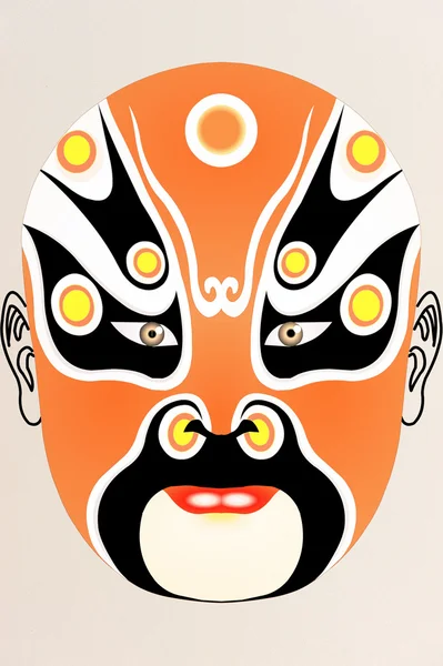 stock image Chinese opera face