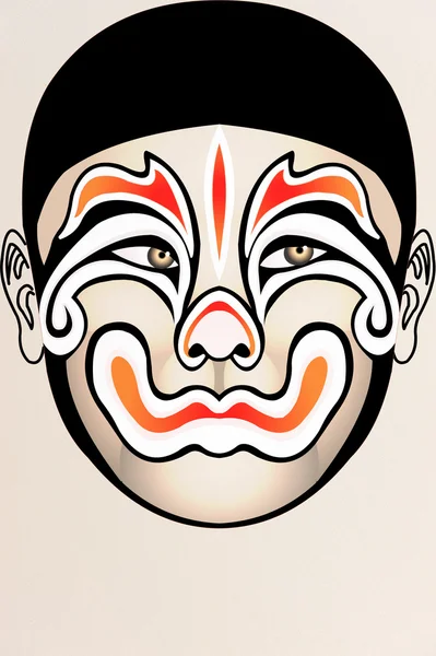 Kinesisk opera ansikte — Stockfoto