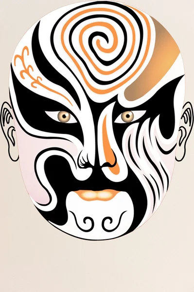 stock image Chinese opera face