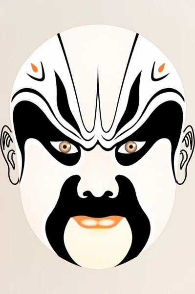 Opera chińska twarz — Zdjęcie stockowe