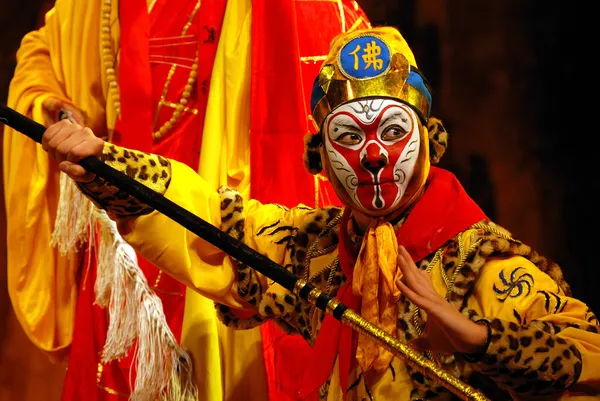 Κίνα όπερα βασιλιάς πίθηκος — Φωτογραφία Αρχείου