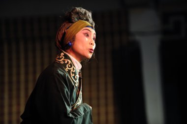 China opera old woman clipart