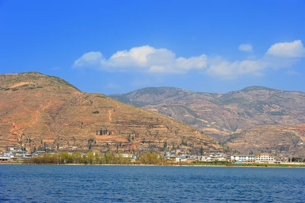 stock image Sky cloud mountain and lake