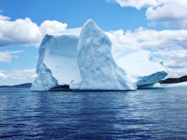 Iceberg in Atlantic Ocean off Newfoundland clipart