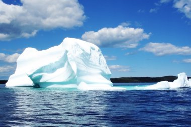 Iceberg in Atlantic Ocean clipart