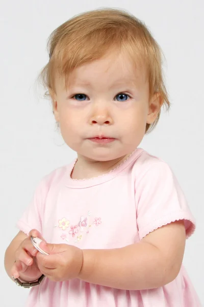 아기 소녀 드레스 — 스톡 사진