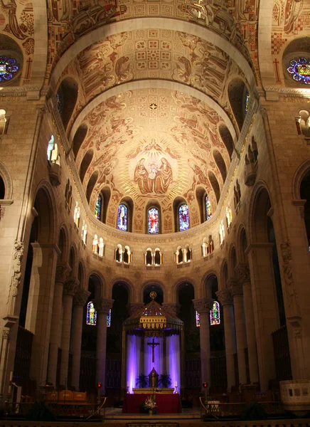 stock image Inside Beautuful Church in Quebec