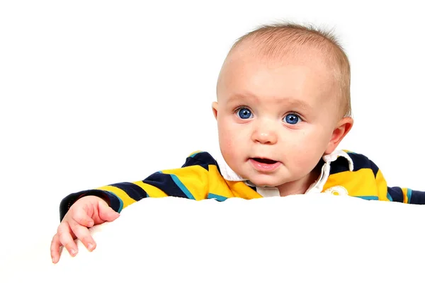 Zbliżenie ładny mały chłopczyk — Zdjęcie stockowe