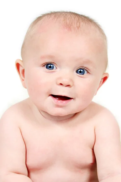 Closeup of Cute little baby boy — Stock Photo, Image