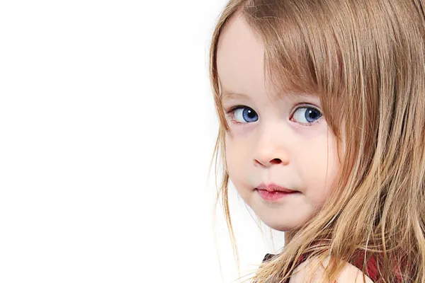 Closeup αρκετά μικρού κοριτσιού — Φωτογραφία Αρχείου